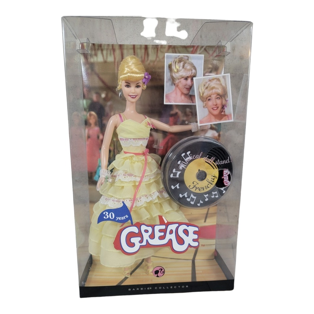 Barbie Doll Pink Label Grease Frenchy 2008 Barbie Collector M3250 Musical 30th B
